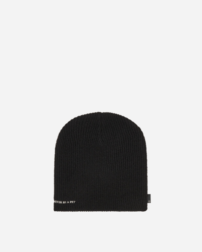 Undercover Embroidered Beanie In Black