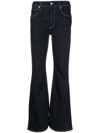 Citizen Of Humanity Mid-rise Flared Jeans In Blue