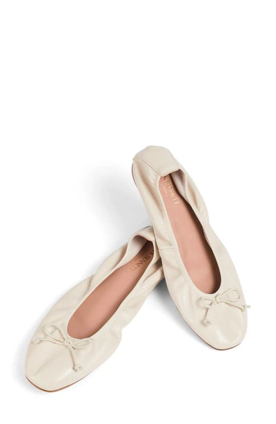 Lk Bennett Trilly Ballet Flat In Cream