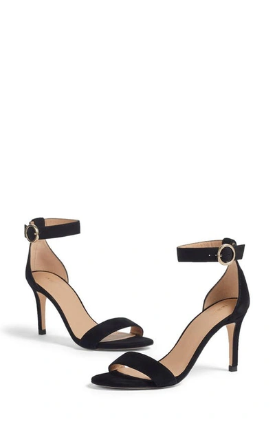 Lk Bennett Ivy Ankle Strap Sandal In Black