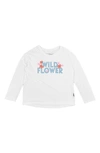 FEATHER 4 ARROW WILDFLOWER LONG SLEEVE COTTON GRAPHIC T-SHIRT