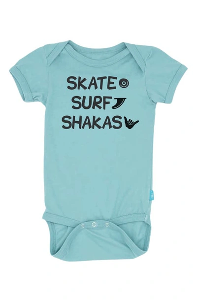 Feather 4 Arrow Babies' Skate Surf Shakas Bodysuit In Green