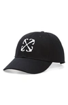 Off-white Hat In Black/ White