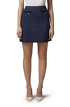 Lk Bennett Charlee Tweed Jacket In Navy