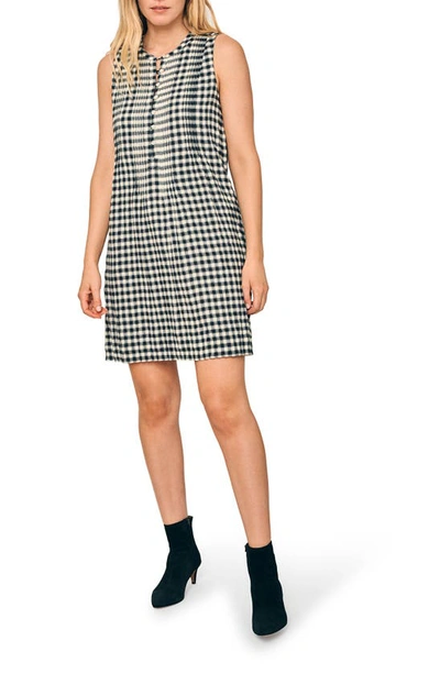 Faherty Isha Gingham Dress In Moonlit Gingham