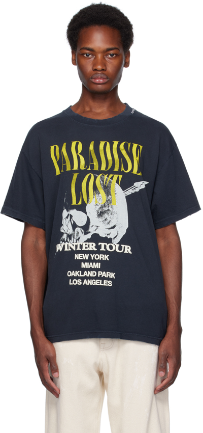 Alchemist Men's Paradise Lost Winter Tour T-shirt In Faded Black