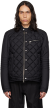 Moncler Man Down Jacket Black Size 5 Polyamide In 999 Black