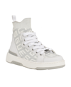 GUESS WOMEN'S MANNEN KNIT LACE UP HI TOP FASHION SNEAKERS