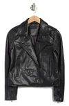 BLANKNYC FAUX LEATHER MOTO JACKET