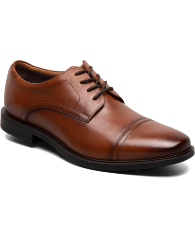Nunn Bush Men's Cap Toe Oxford Shoes In Brown In Cognac