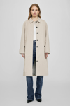 Anine Bing Randy Trench In Beige
