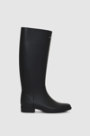 Anine Bing Kari Rain Boots In Black In Black
