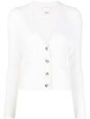 ALLUDE CASHMERE V-NECK CARDIGAN