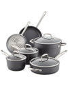 ANOLON ANOLON ACCOLADE FORGED HARD-ANODIZED PRECISION COOKWARE SET