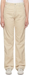 ISABEL MARANT ÉTOILE BEIGE RWAN TROUSERS