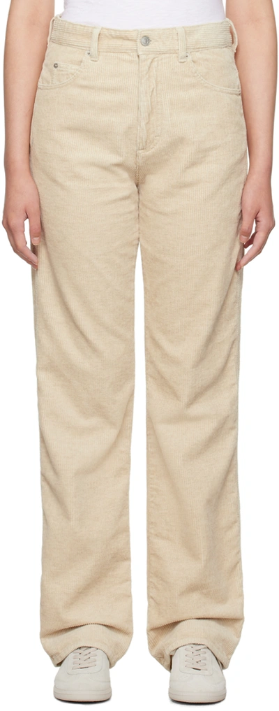 Isabel Marant Étoile Beige Rwan Trousers In 90be Beige