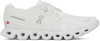 On Cloud 5 Sneakers In White Polyester