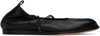 Simone Rocha Black Heart Toe Ballerina Flats In Black