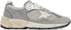 Golden Goose Dad-star Running Trainers In 60379 Grey/silver/wh
