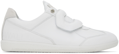 A-cold-wall* White Shard Strap Sneakers