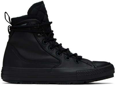Converse Black Chuck Taylor All Star All Terrain High Sneakers In Black/black