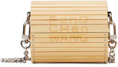 Feng Chen Wang Logo-Embroidered Heart Bamboo Bag