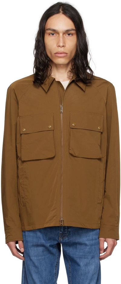 Belstaff Brown Hedger Jacket In Bronze Brown