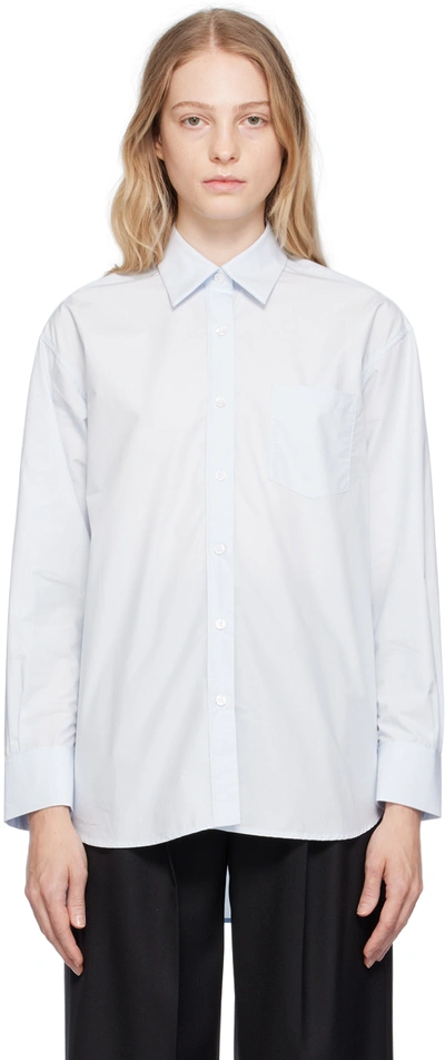 Filippa K Blue Sammy Shirt In 9321 Soft Blue