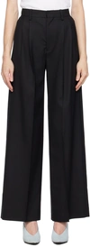Filippa K Black Darcey Trousers In 1433 Black