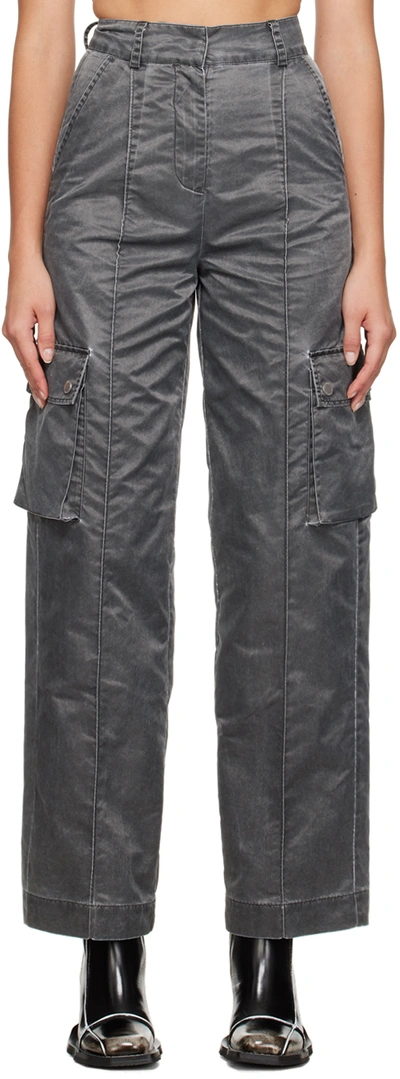 Han Kjobenhavn Gray Baggy Trousers In Dark Grey