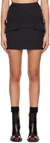 HAN KJOBENHAVN BLACK WRAP MINISKIRT