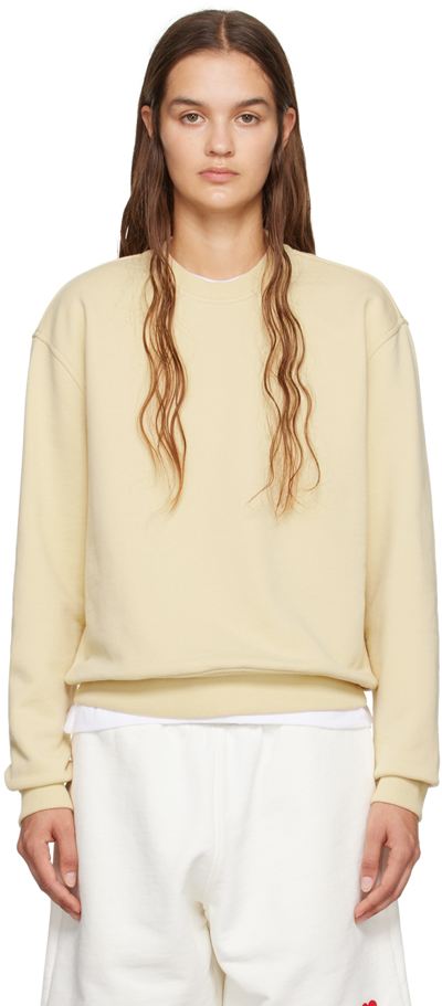 Ami Alexandre Mattiussi Ami De Coeur Sweatshirt In Vanilla_cream