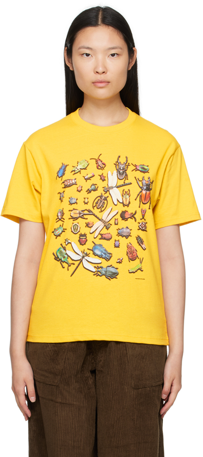 Gentle Fullness Yellow Printed T-shirt In Lemon Bugs
