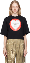 UNDERCOVER BLACK 'UNDERCOVER LOVES YOU' T-SHIRT