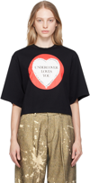 Undercover Jun Takahashi Printed Crew-neck T-shirt In Black
