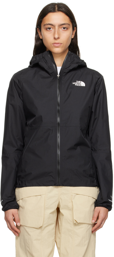 The North Face Black Higher Run Jacket In Jk3 Tnf Black