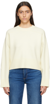 Rag & Bone Bridget Crewneck Sweater In Ivory