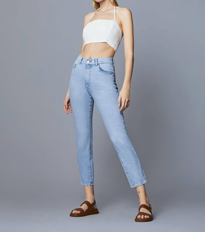 Dl1961 - Women's Farrow Cropped Vintage High Rise Skinny Jean In Tacoma In Blue