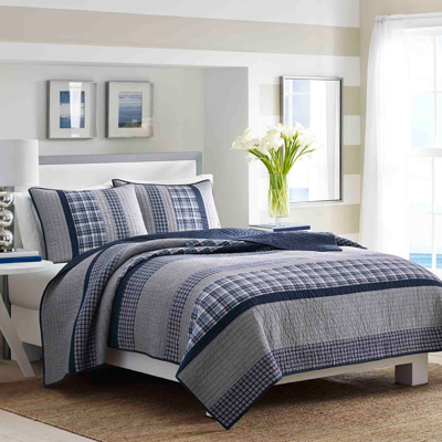 Nautica Adelson Cotton Quilt In Blue