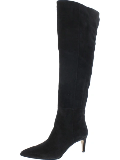 Sam Edelman Ursula Womens Zipper Tall Knee-high Boots In Black