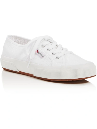 Superga 2750 Classic Womens Canvas Lightweight Sneakers In White