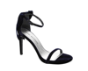 Stuart Weitzman Womens Navy Velvet Ankle Strap Mybow Sandal In Blue