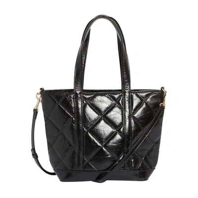 Vanessa Bruno Quilted Leather S Cabas Tote Bag In Noir