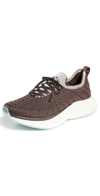 APL ATHLETIC PROPULSION LABS TECHLOOM ZIPLINE SNEAKERS CHOCOLATE / IVORY / RIBBED