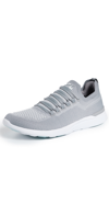 APL ATHLETIC PROPULSION LABS TECHLOOM BREEZE SNEAKERS CEMENT / WHITE / WHITE
