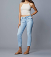 Dl1961 - Women's Susie High Rise Tapered Jeans In Jet Stream Distressed In Blue