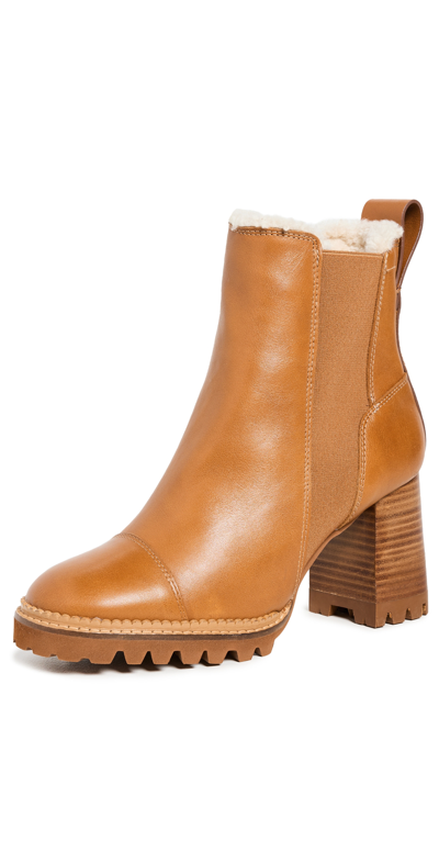 See By Chloé Mallory Boots In Tan