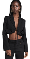 Jacquemus La Veste Croissant Virgin Wool Jacket In Black