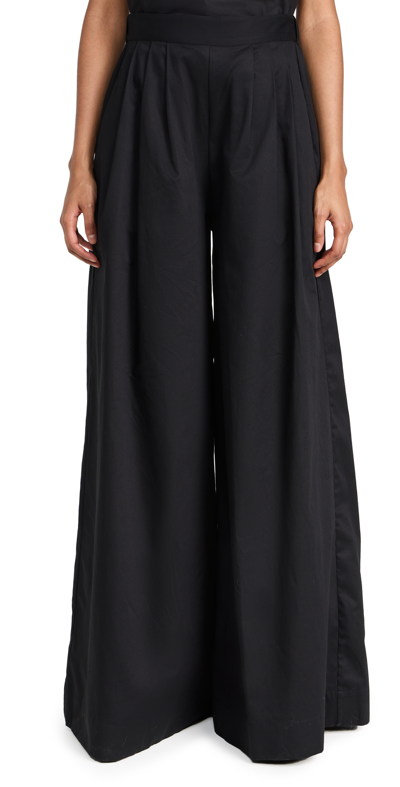 Just Bee Queen Harper Trousers In Black