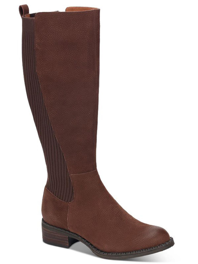 Gentle Souls By Kenneth Cole Best Chelsea Tall Womens Tall Leather Knee-high Boots In Brown